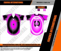 Pink Blk Baseball Jersey